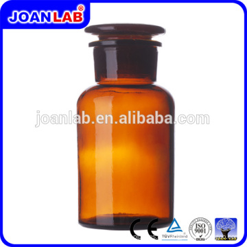 JOAN Lab Amber Glass Química Reactivo Boottle Wide Neck Fabricación